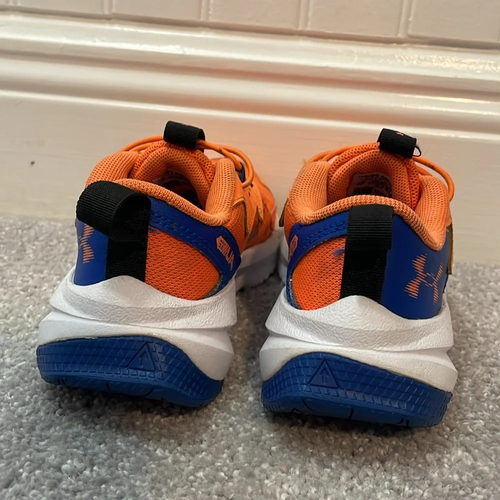 Under armour scramjet 6 alternate lace little kid size 12 k shoe … color orange - Picture 3 of 7